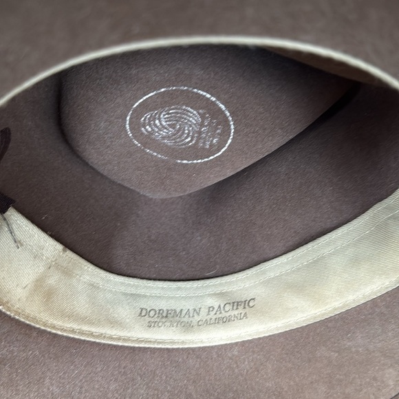 Dorfman Pacific Wool Felt Crushable Outback Hat Size Small - Picture 8 of 11